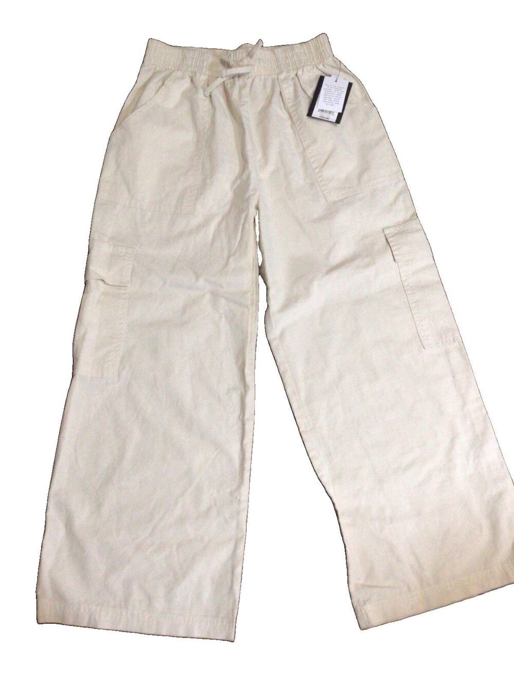 Art Class Girls Youth Sz 8 Khaki Wide Leg Cargo Pants